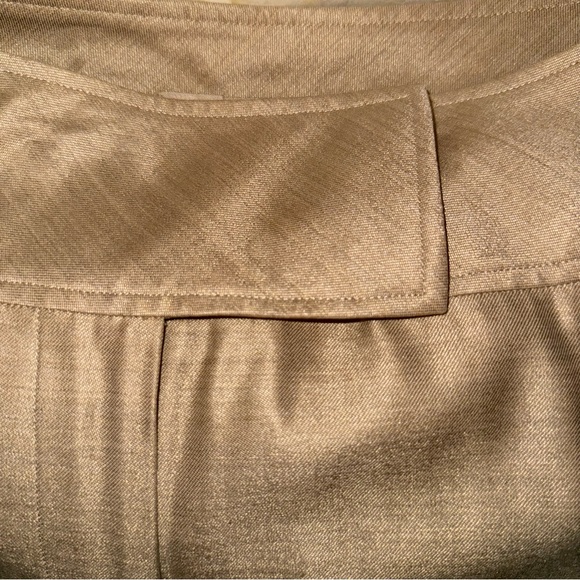 St. John Couture Cream Satin Pants! 👖 - Picture 6 of 9